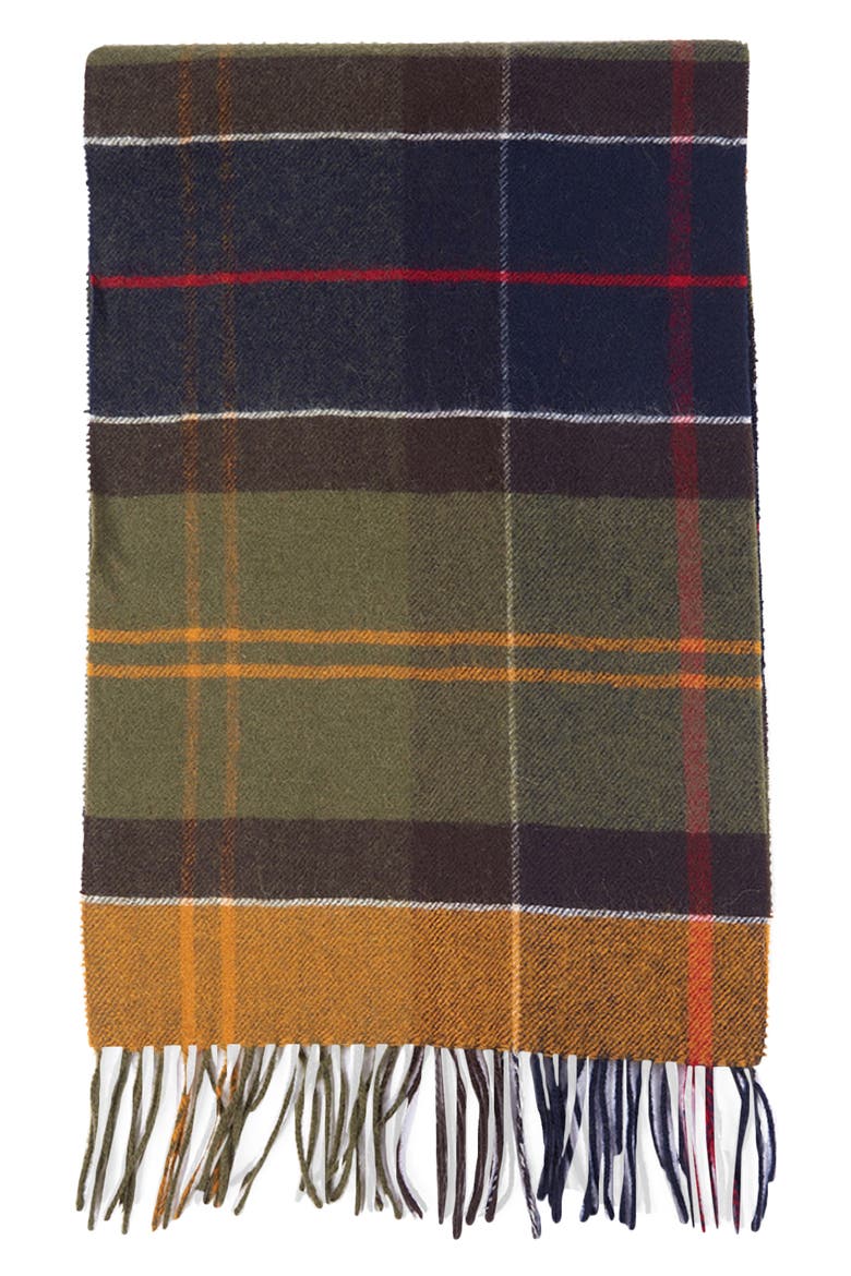 Inverness Tartan Wool Scarf, Alternate, color, CLASSIC TARTAN