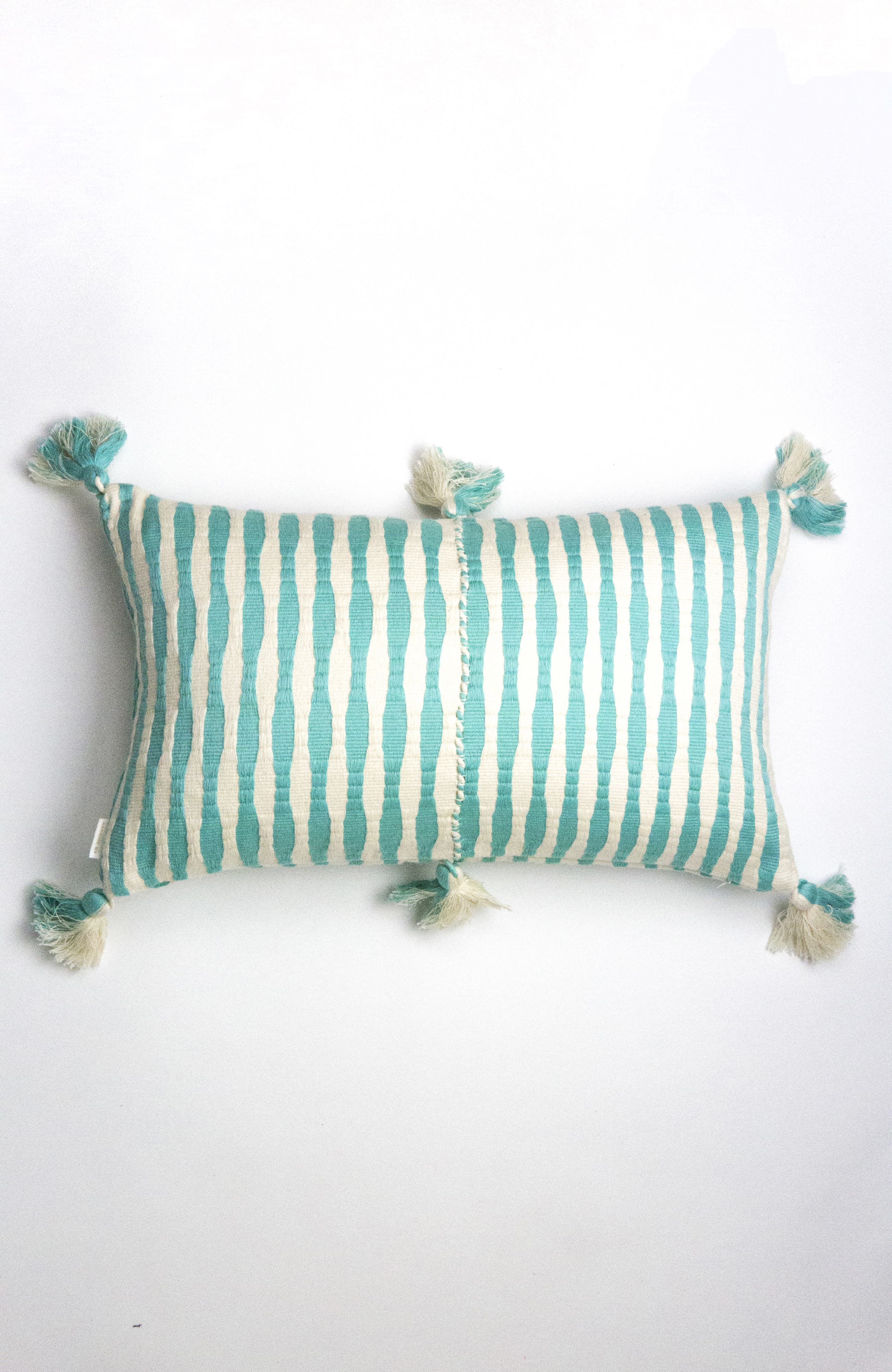 Faded Aqua and Ivory