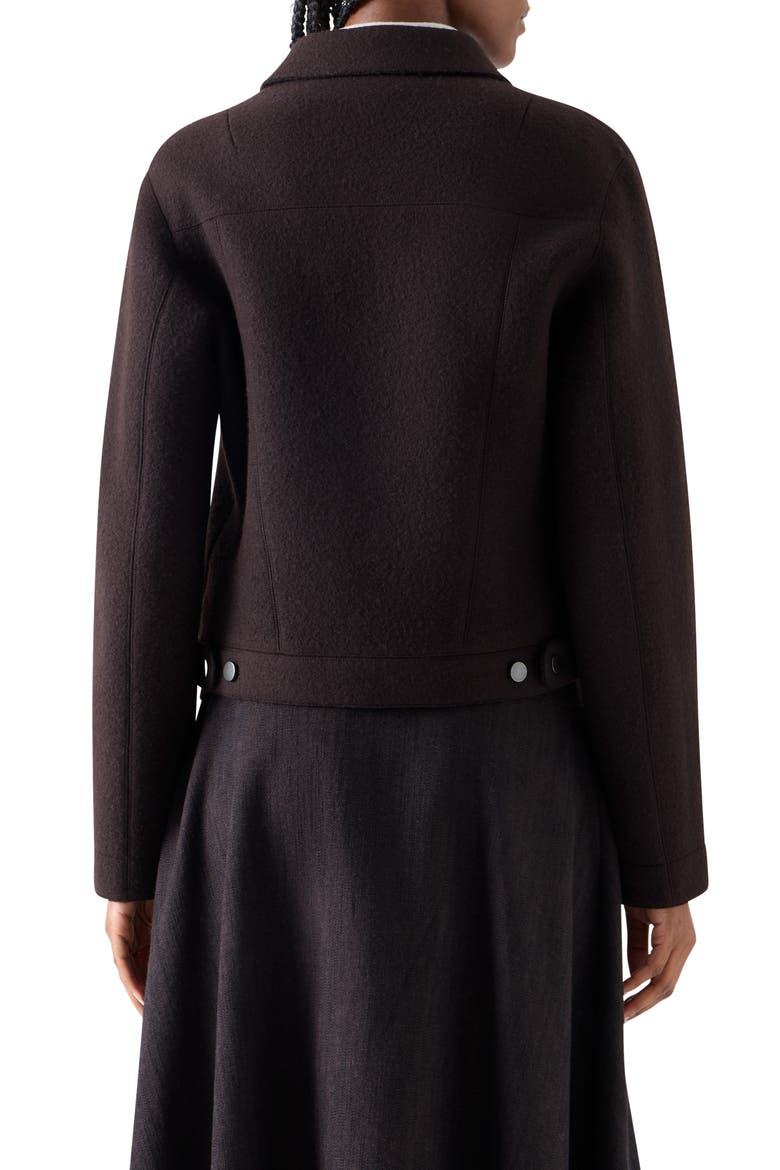 Boiled Virgin Wool Jacket, Alternate, color, ESPRESSO