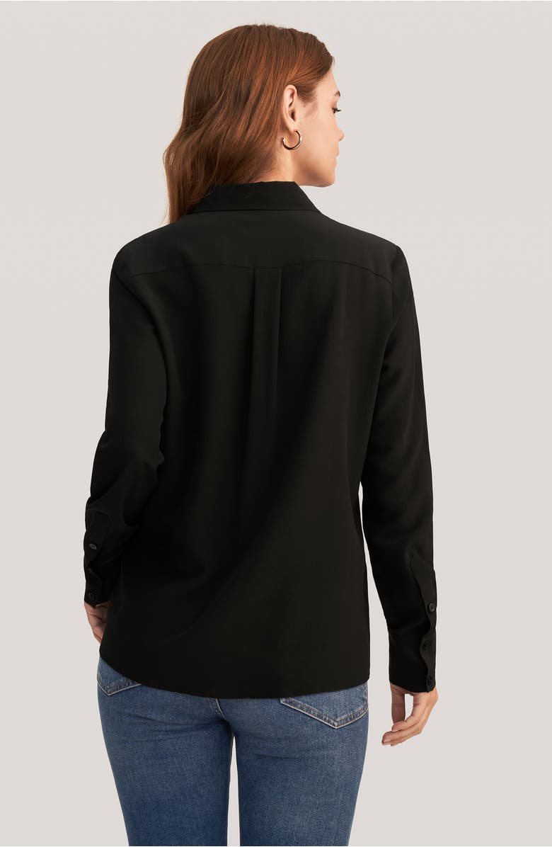 Lilysilk Wrinkle Free Basic Silk Shirt, Alternate, color, 