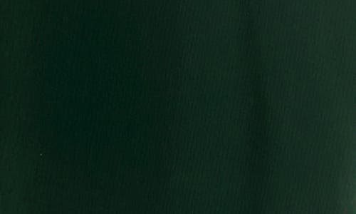 Nina Leonard Smocked Flutter Sleeve Mesh Dress In Green