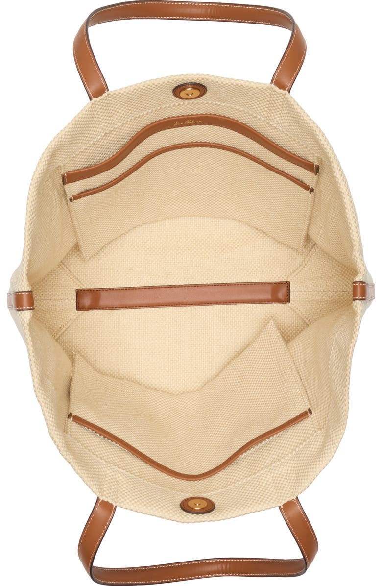 Sam Edelman Claire Classic Logo Tote Bag, Alternate, color, Cognac