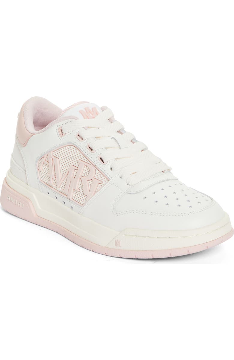 AMIRI Classic Low Top Sneaker, Main, color, White/ Pink