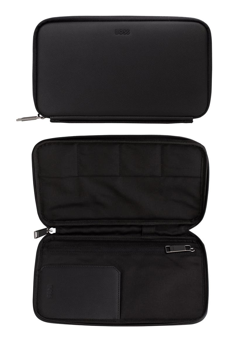 Catch 3.0 Travel Zip Pouch, Main, color, BLACK