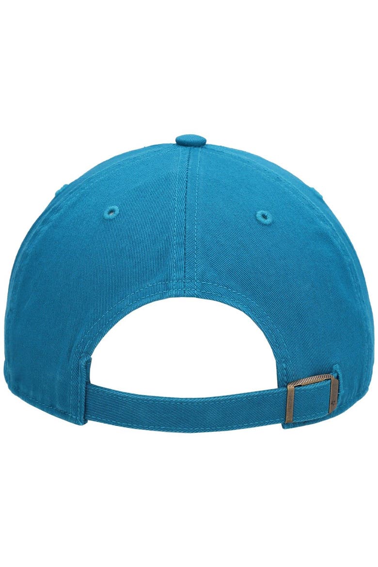 Men's '47 Teal Arizona Diamondbacks Logo Cooperstown Collection Clean Up Adjustable Hat, Alternate, color, Teal