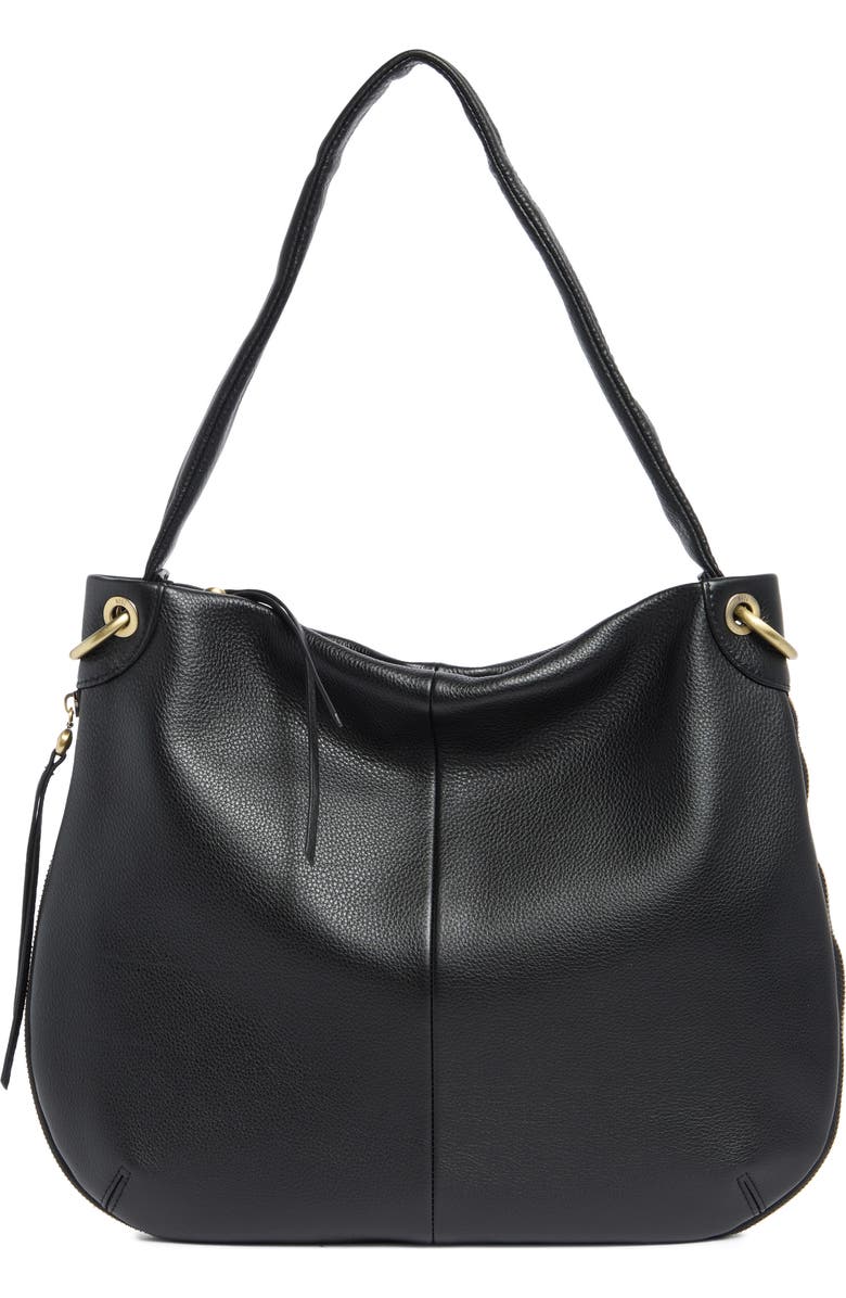 HOBO Fern Leather Shoulder Bag, Main, color,