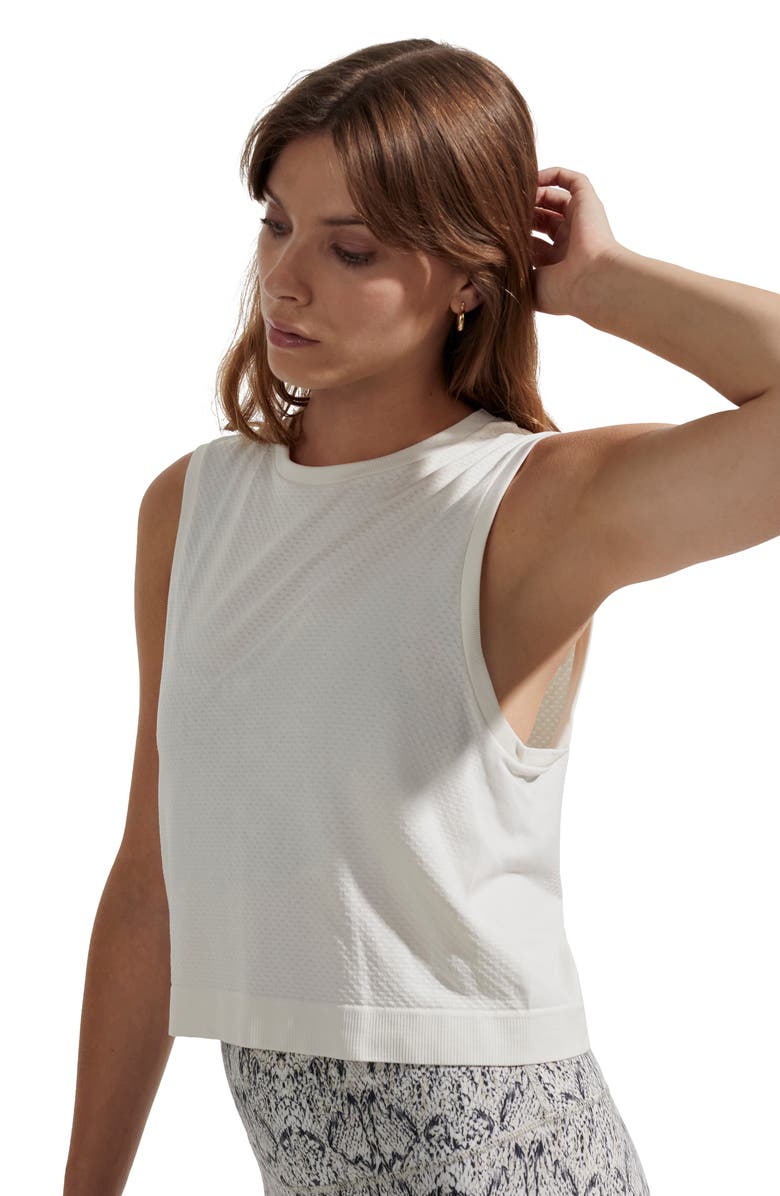 Varley Page Seamless Knit Crop Tank, Alternate, color,