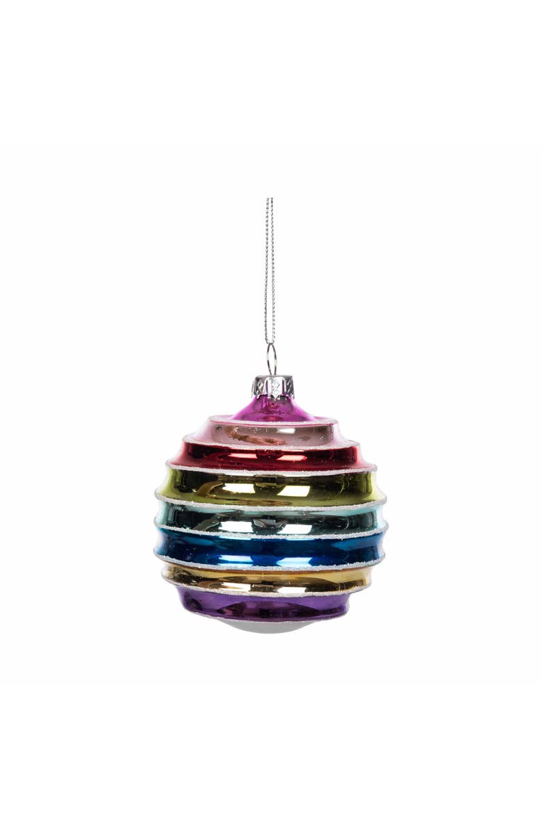 carol & frank Boho Stripe Ornament Set of 3, Alternate, color, Green