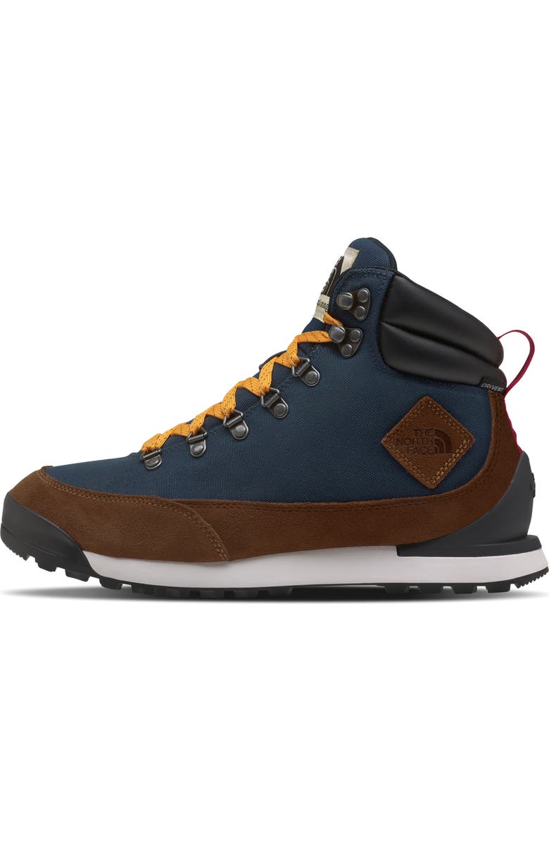 The North Face Back-To-Berkeley IV Waterproof Boot, Main, color, Shady Blue/Monks Robe Brown