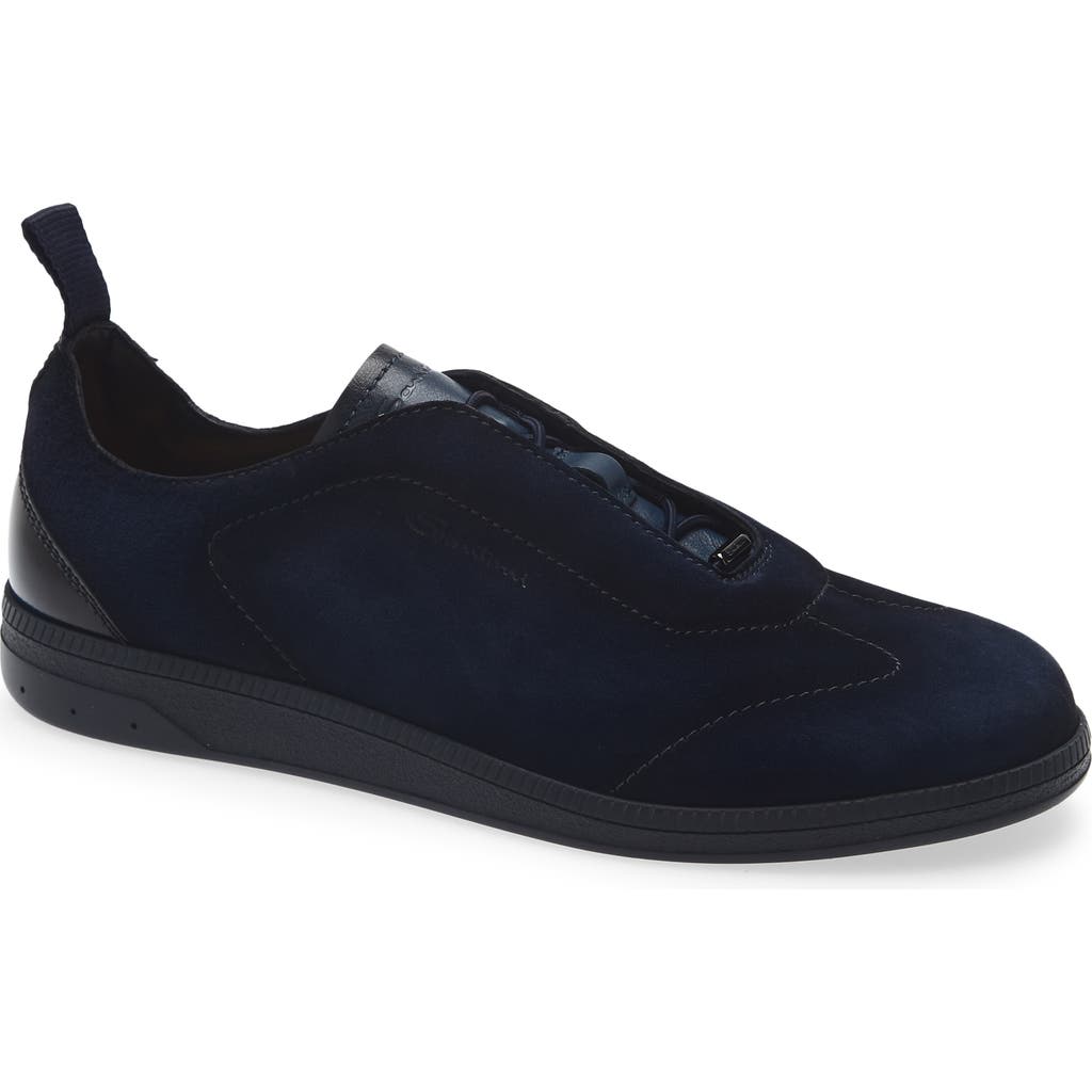 Santoni Lume Sneaker In Blue