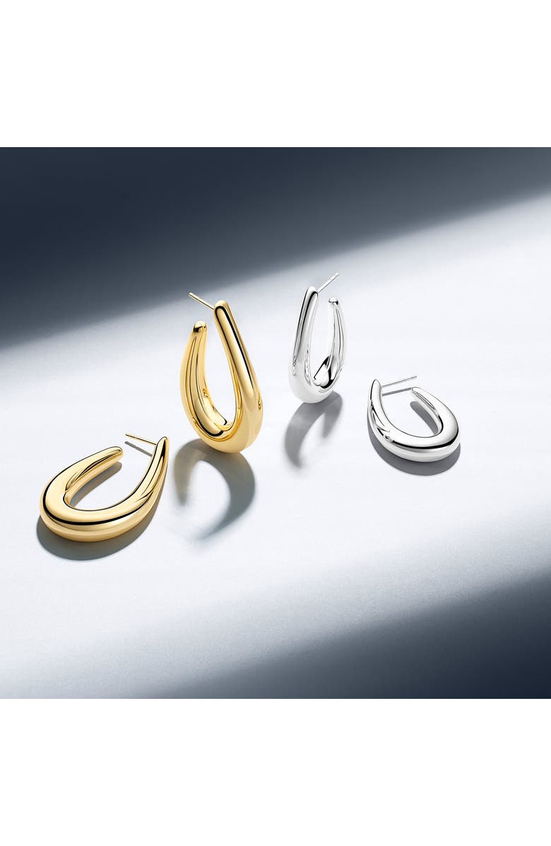 Sif Jakobs Jewellery Earrings Goccia Pianura, Alternate, color, Sterling Silver / Gold Plated