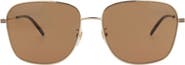 Gucci 61mm Square Sunglasses