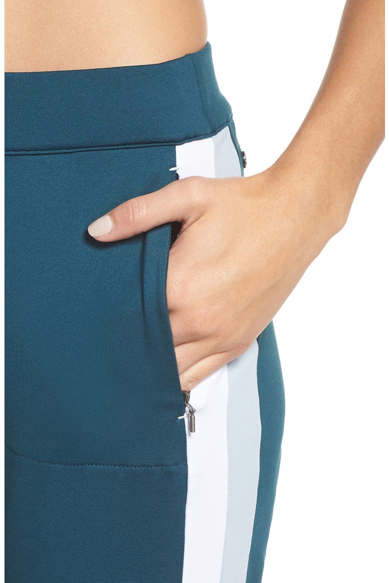 City Side Track Pants, Alternate, color, TEAL ABYSS