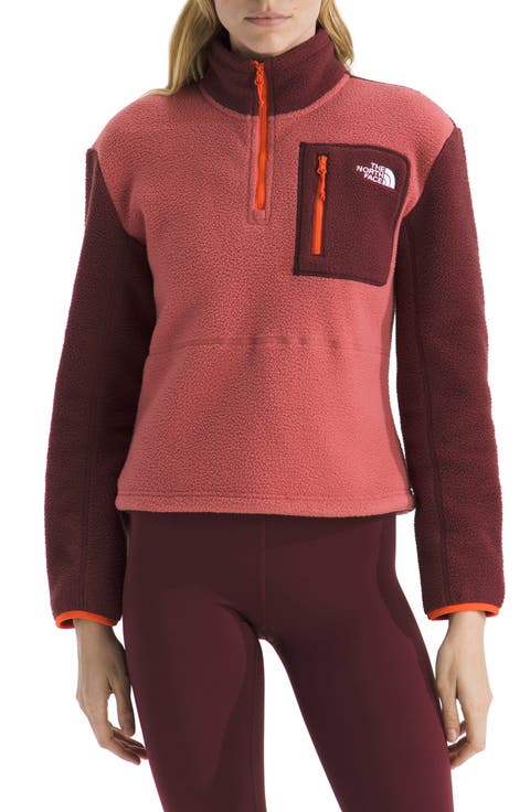 Yumiori Colorblock High Pile Fleece Half-Zip Pullover