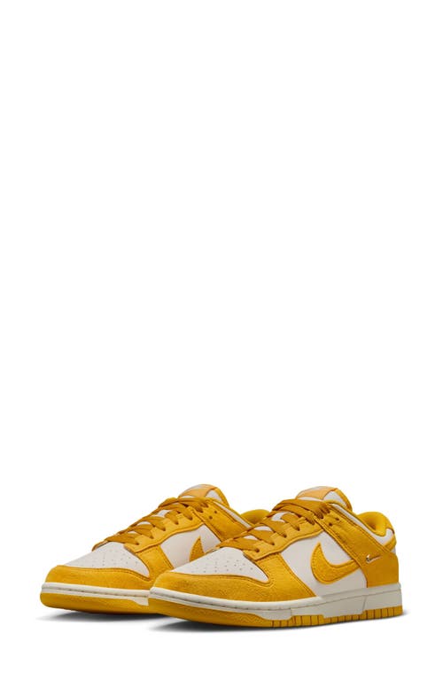 Nike Dunk Low Basketball Sneaker In Yellow