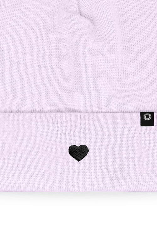 Dalix Lil Heart Beanie Cap In Purple