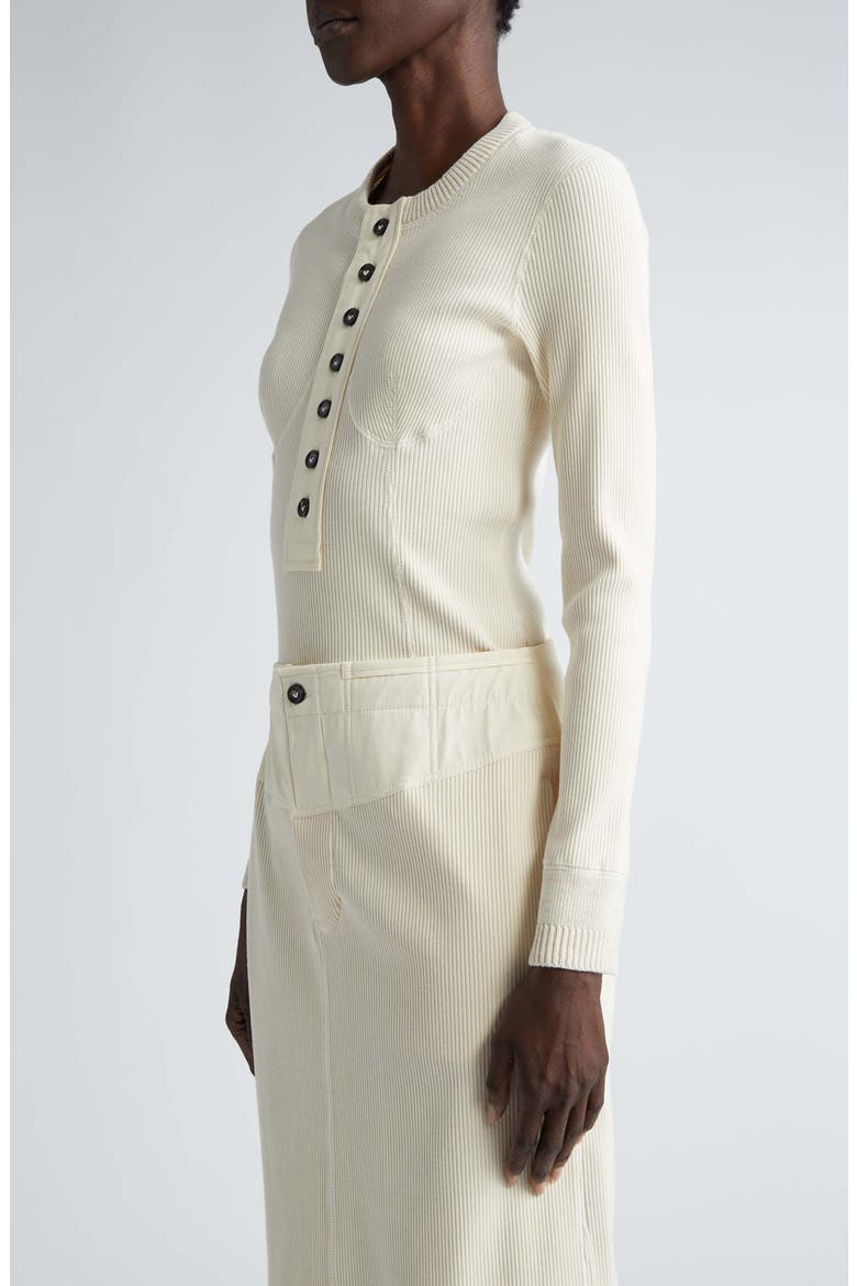 Henley Rib Top, Alternate, color, SEA SALT