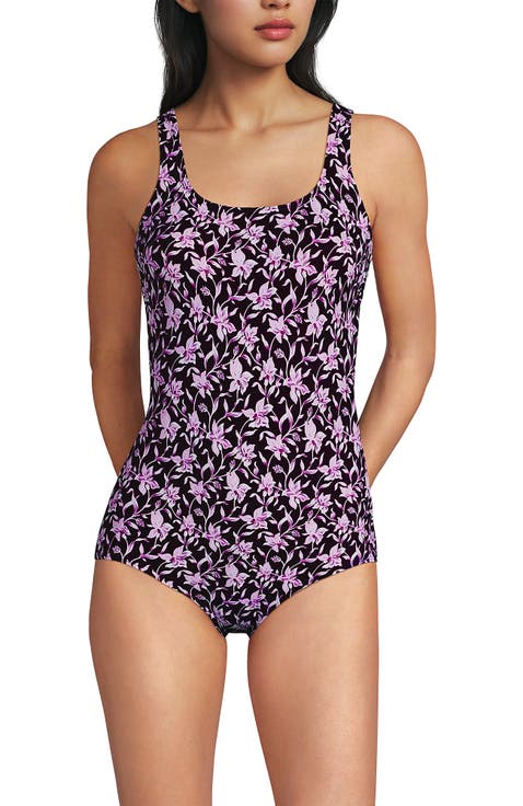 Tugless Low Leg One Piece Swimsuit