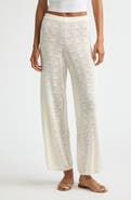 LOULOU DE SAISON Egeo Pointelle Knit Pull-On Pants