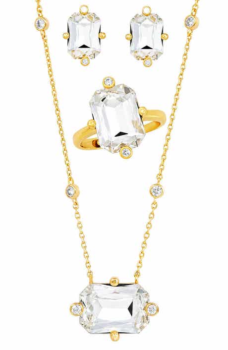 3-Piece Cubic Zirconia Jewelry Set
