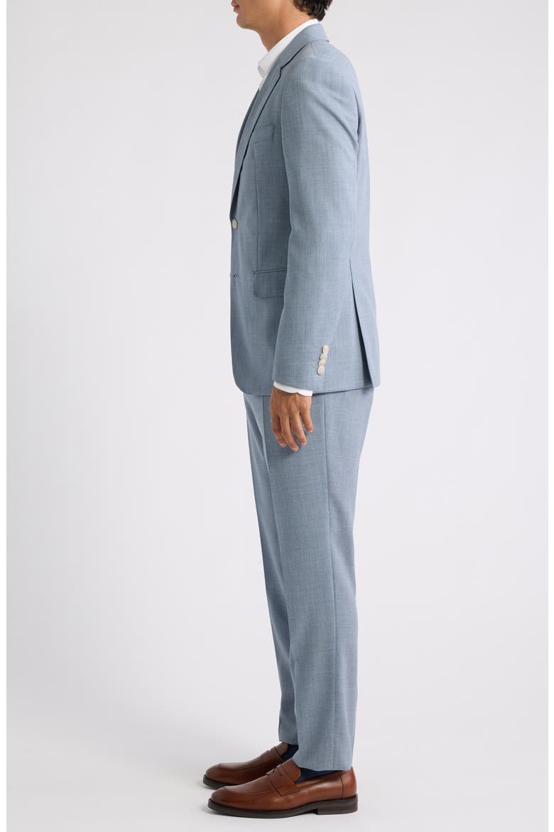 Wool Three Piece Suit, Alternate, color, OPEN BLUE