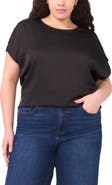 Halogen® Dolman Sleeve Satin Top