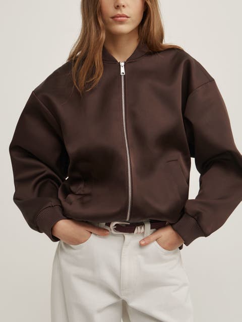 Nylon Bomber Jacket
