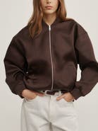 Witchery Nylon Bomber Jacket
