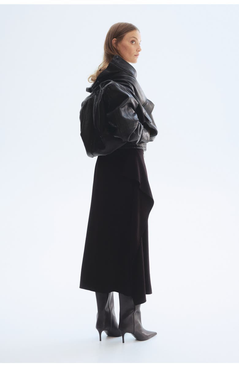 H&M Flounced Midi Skirt, Alternate, color, 