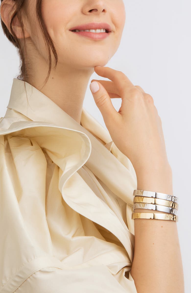 Kleinfeld Mrs Crystal Bangle Bracelet, Alternate, color, 