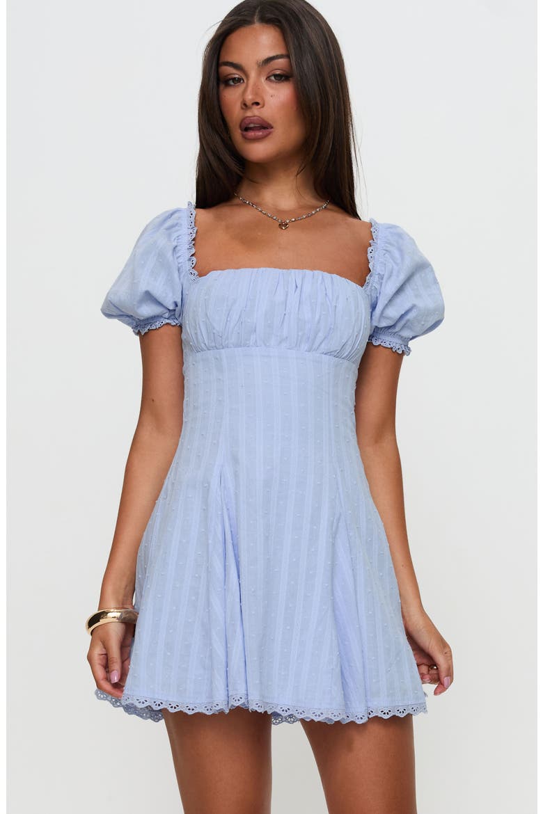 rabatia mini dress white MORE TO COME Rosalia Mini Dress in White