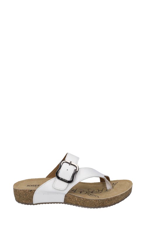 Josef Seibel Tonga 77 Sandal In White