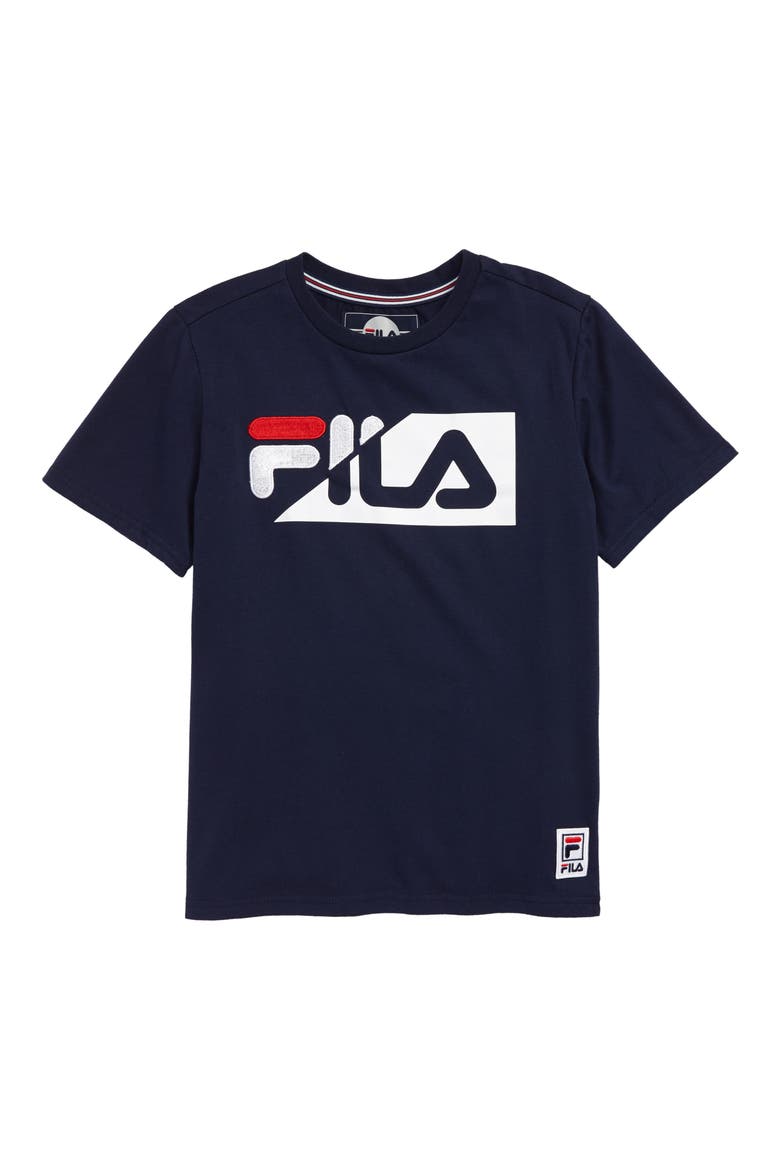 Logo Twist T-Shirt, Main, color, NAVY