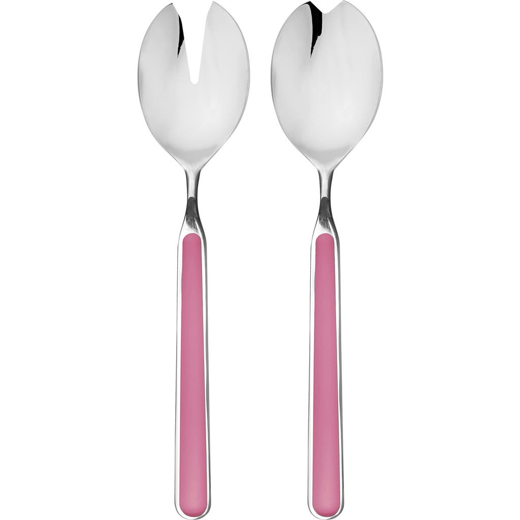 Mepra Fantasia Salad Serving Set In Pink