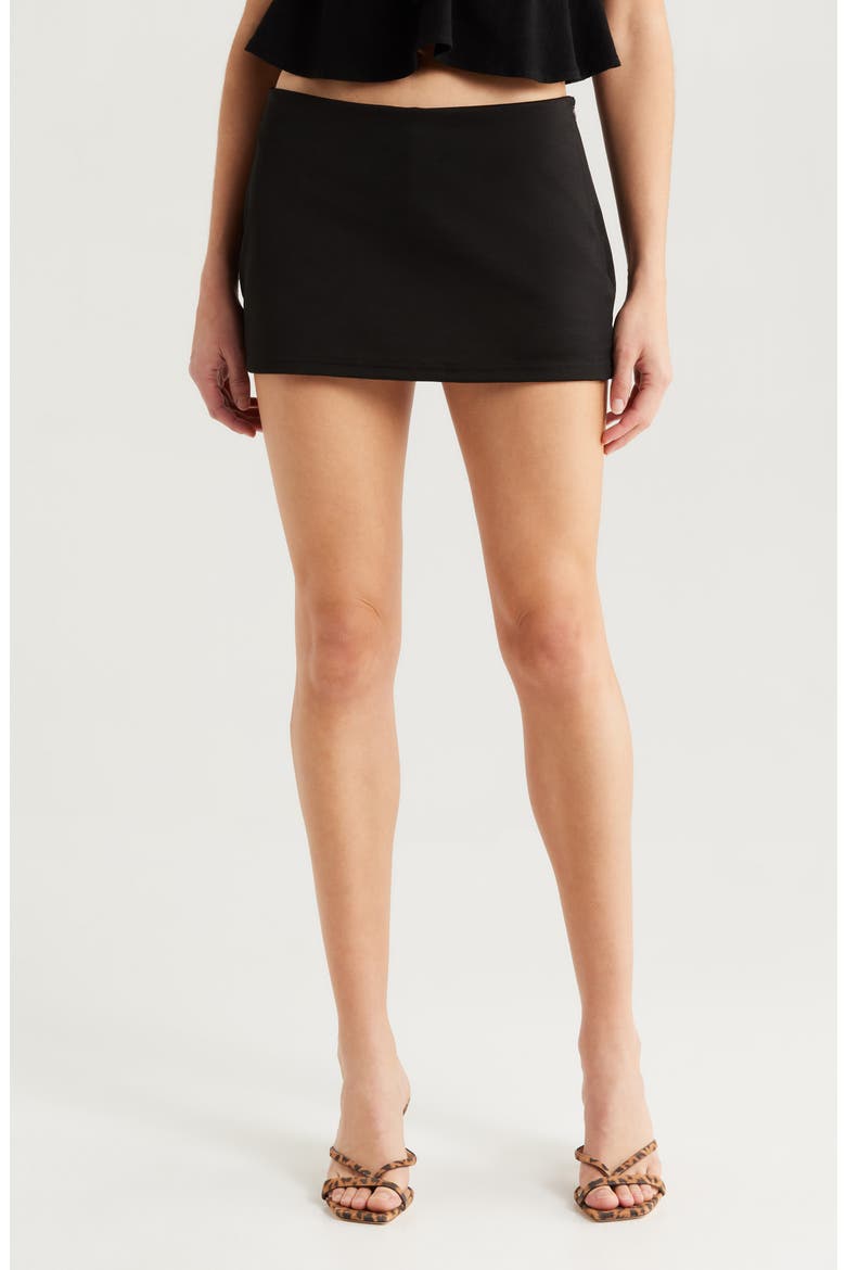 Ponte Miniskort, Main, color, ANTHRACITE
