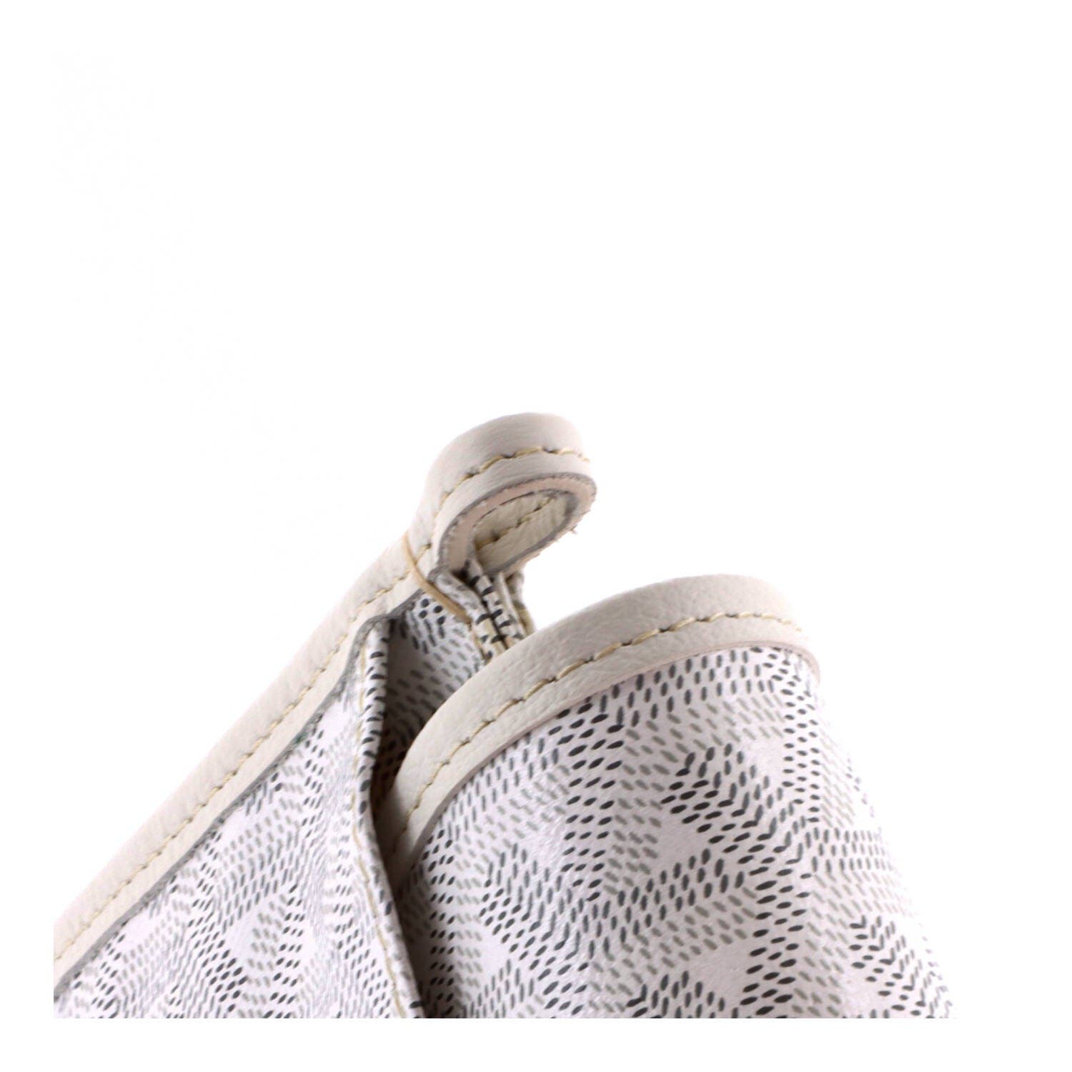 Plumet Clutch Wallet Coated Canvas, Alternate, color, White