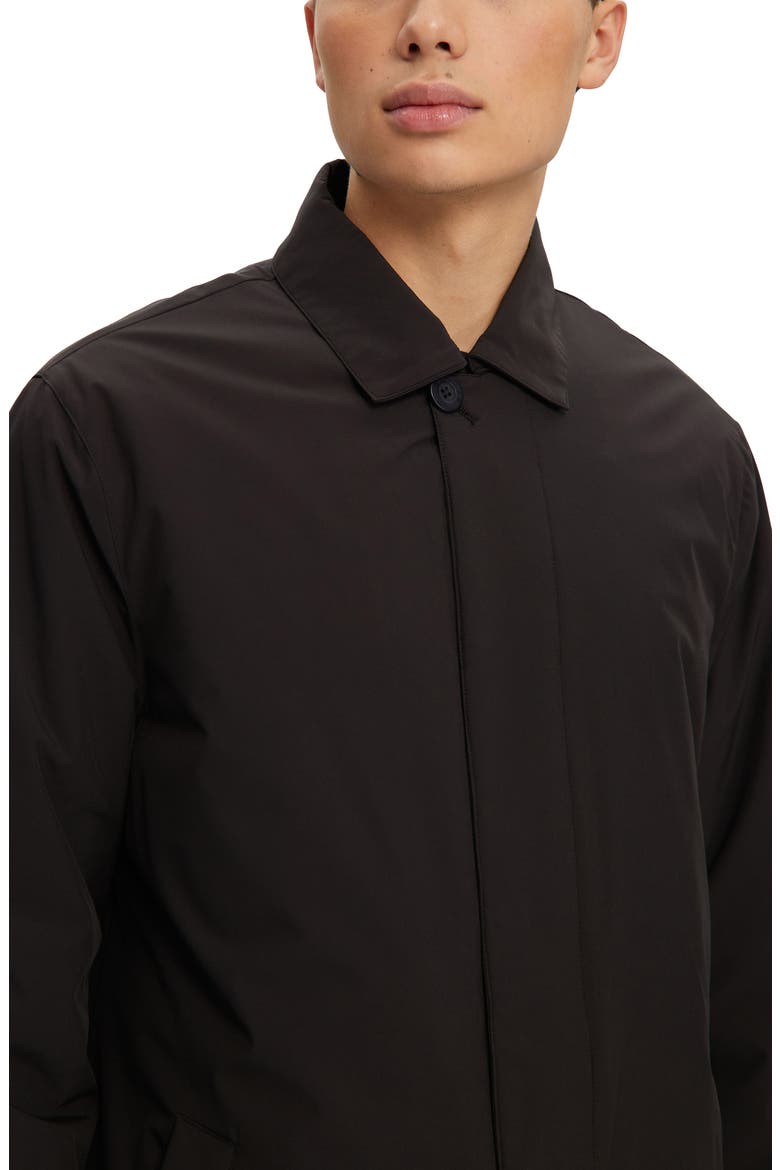 Ryo Water Resistant Coat, Alternate, color, BLACK