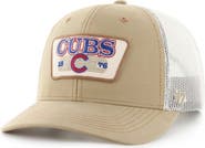 '47 Men's '47 Khaki Chicago Cubs Ridgewood Trucker Adjustable Hats