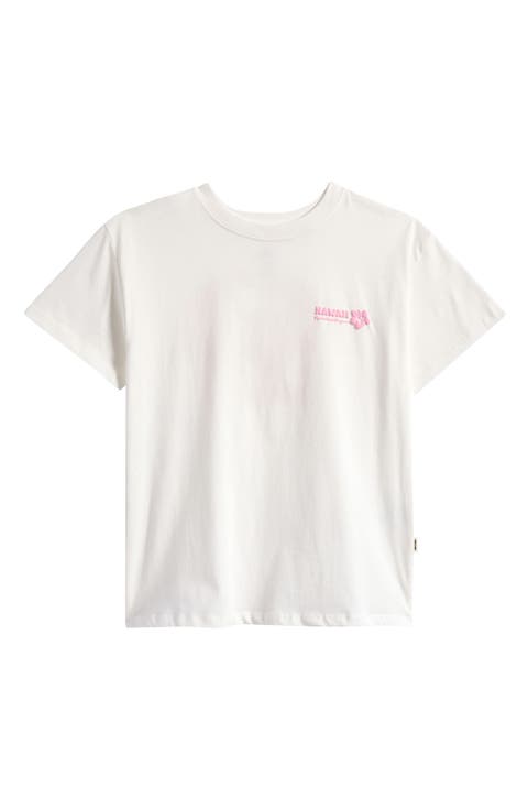 Hibiscus Cotton Graphic T-Shirt