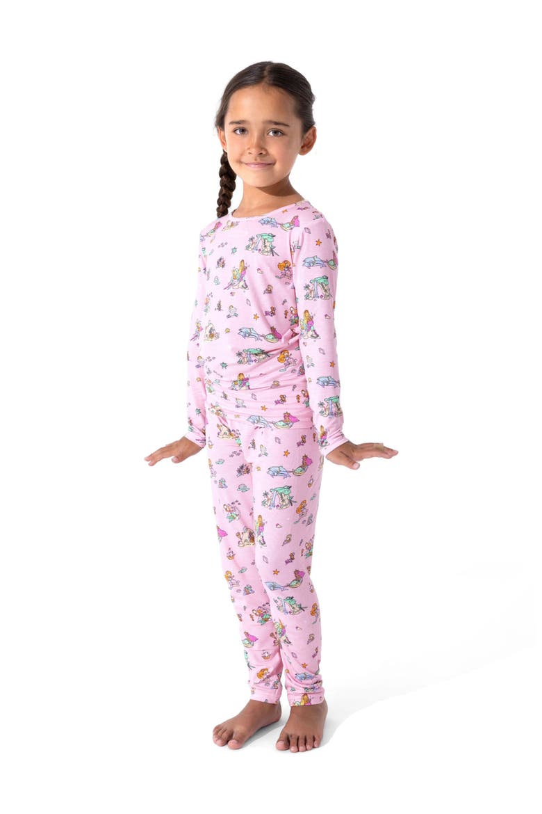 Kids' Mermaid Lagoon Set of 2 Piece Pajamas, Alternate, color, Mermaid Lagoon