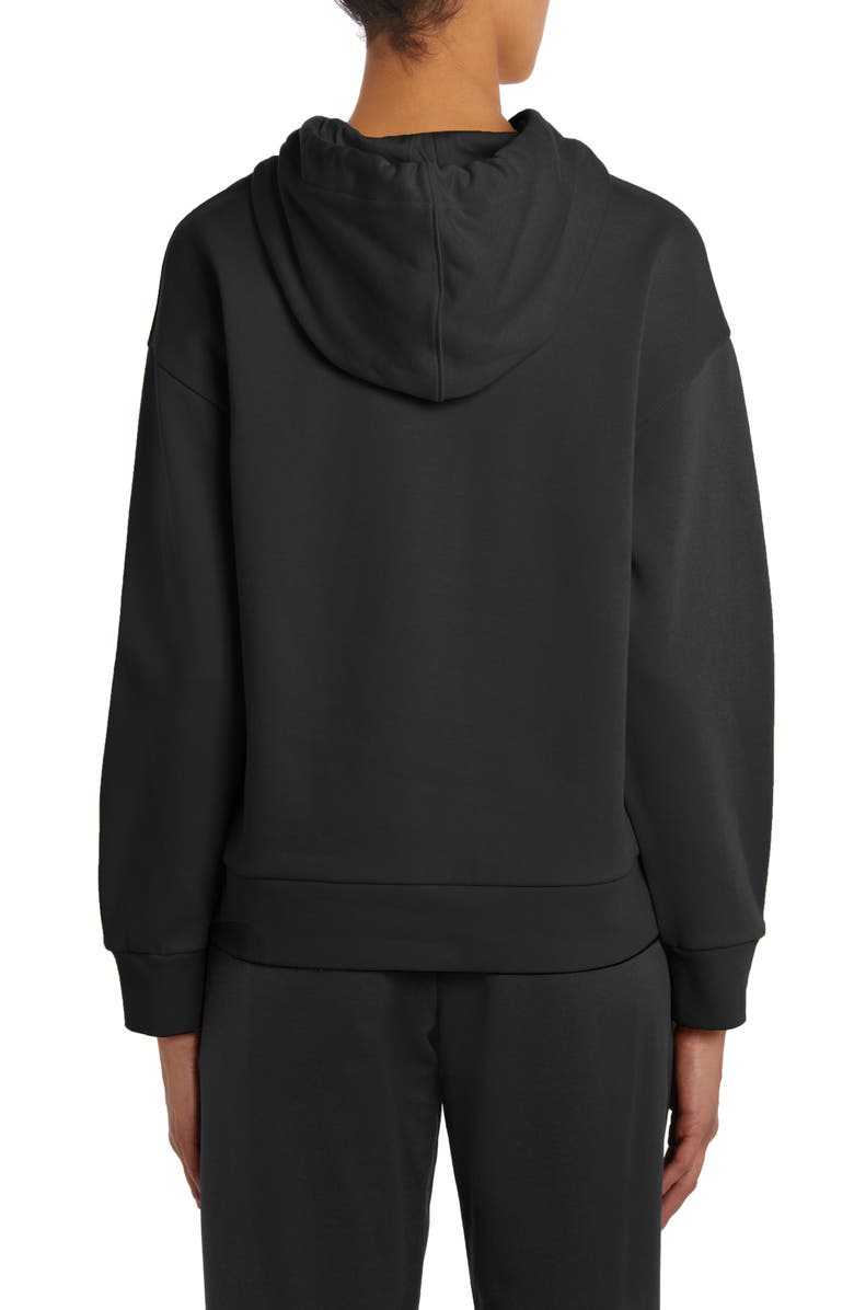 Moncler Oversize Embroidered Logo Hoodie, Alternate, color, 