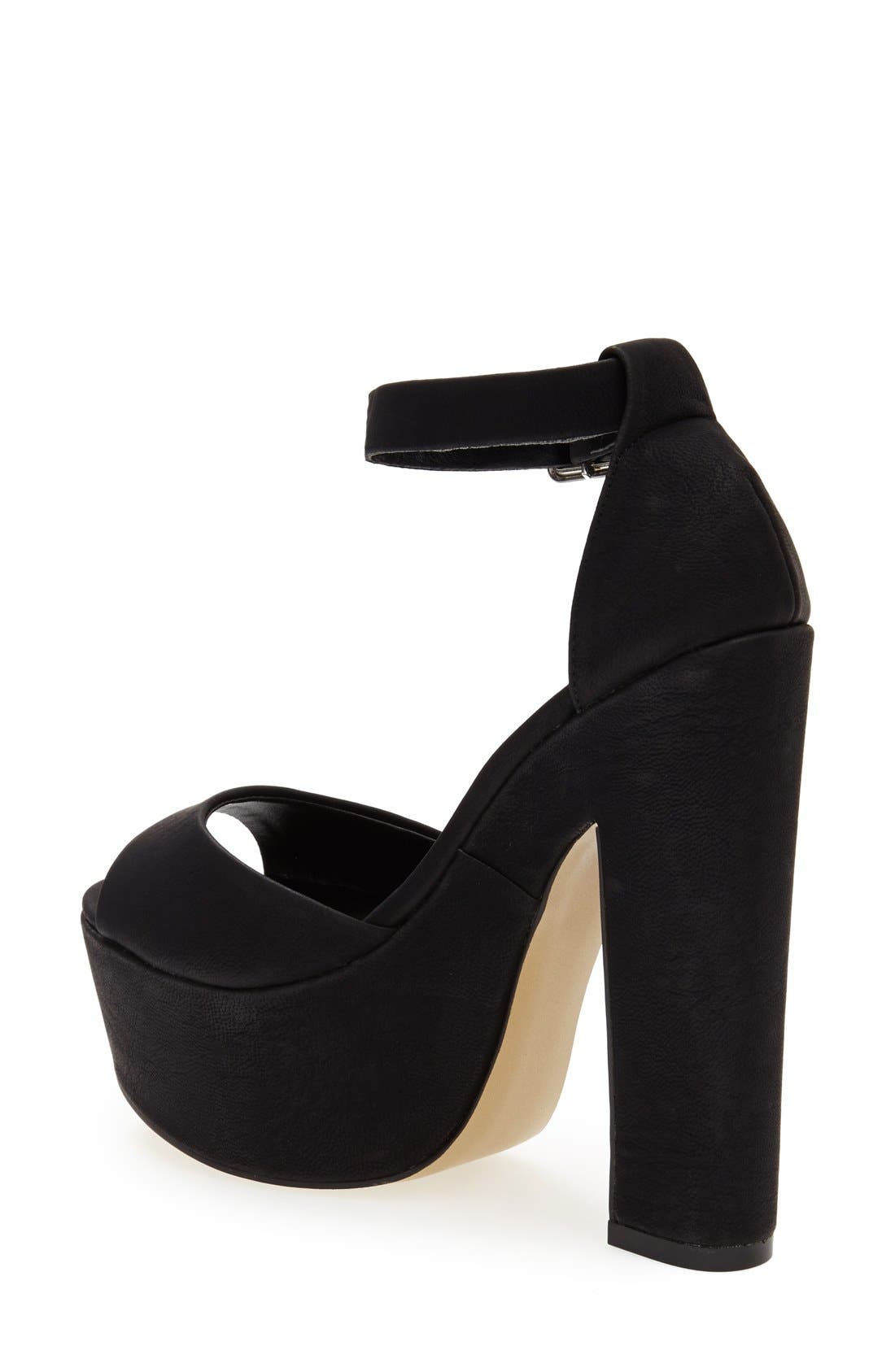 Steve Madden 'Whitman' Ankle Strap Platform Sandal, Alternate, color, 