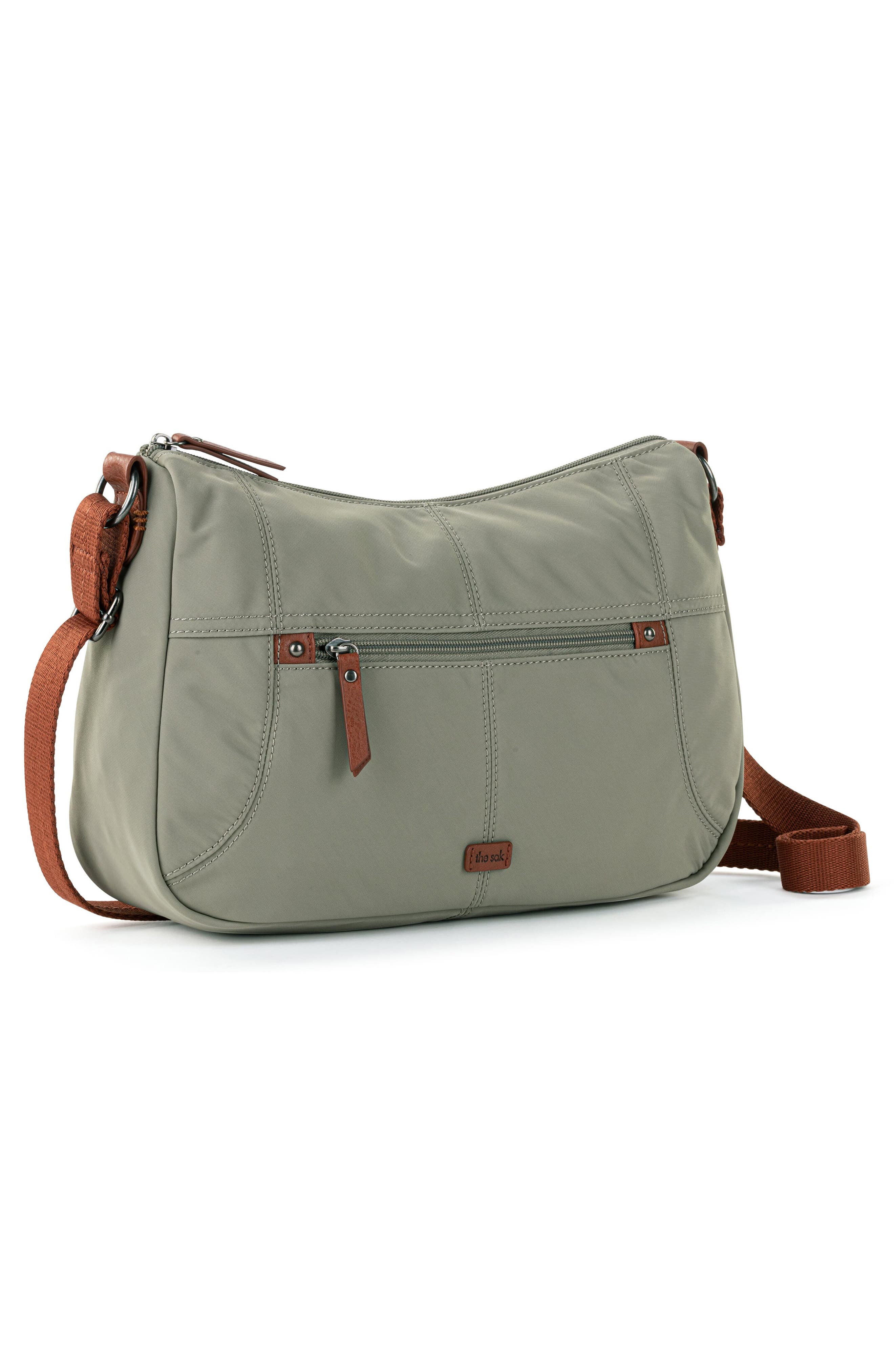 The Sak Esperato Nylon Hobo, Alternate, color, Sage