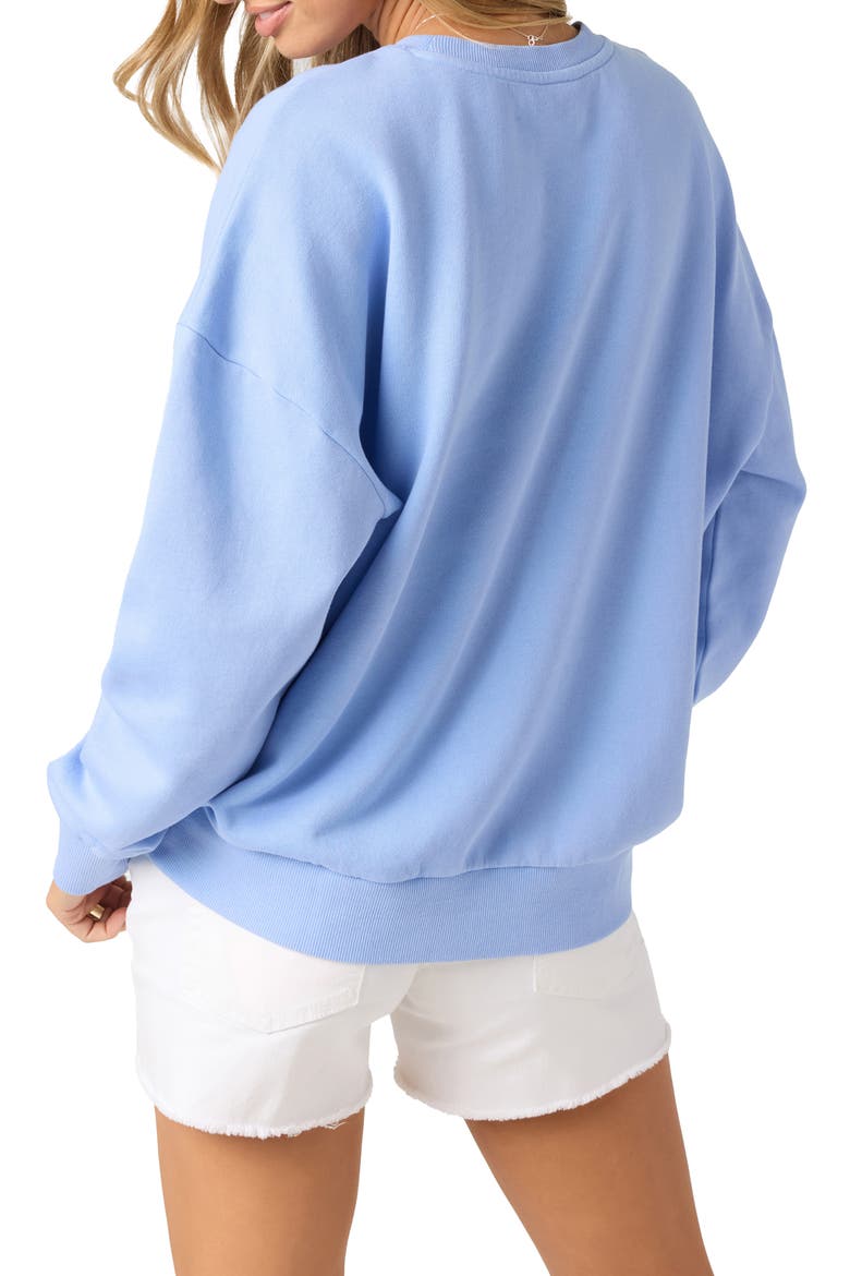 Solis Fleece Graphic Sweatshirt, Alternate, color, HYDRANGEA
