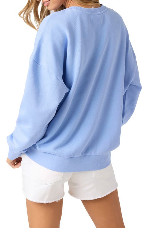 O'neill Solis Fleece Graphic Sweatshirt In Purple