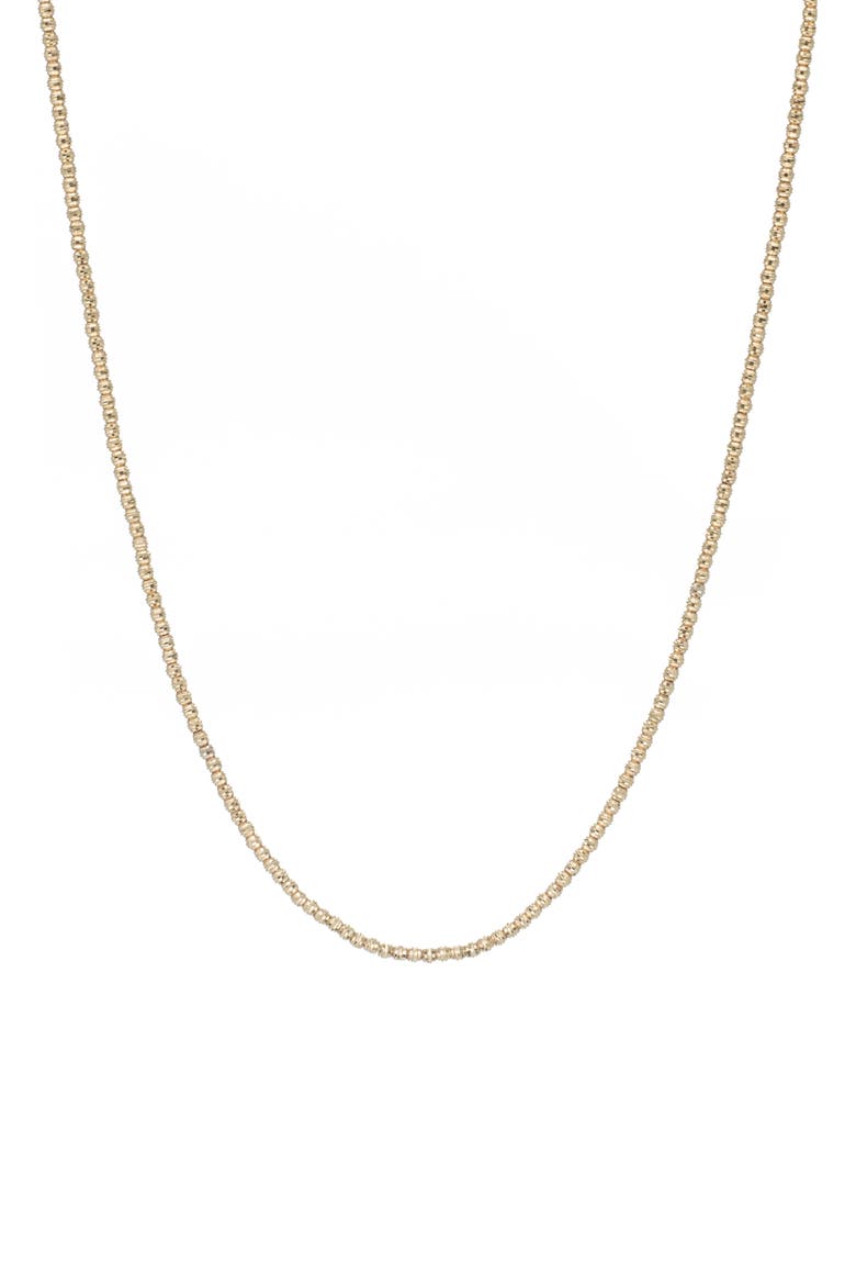 Bead Chain Necklace, Alternate, color, YELLOW GOLD