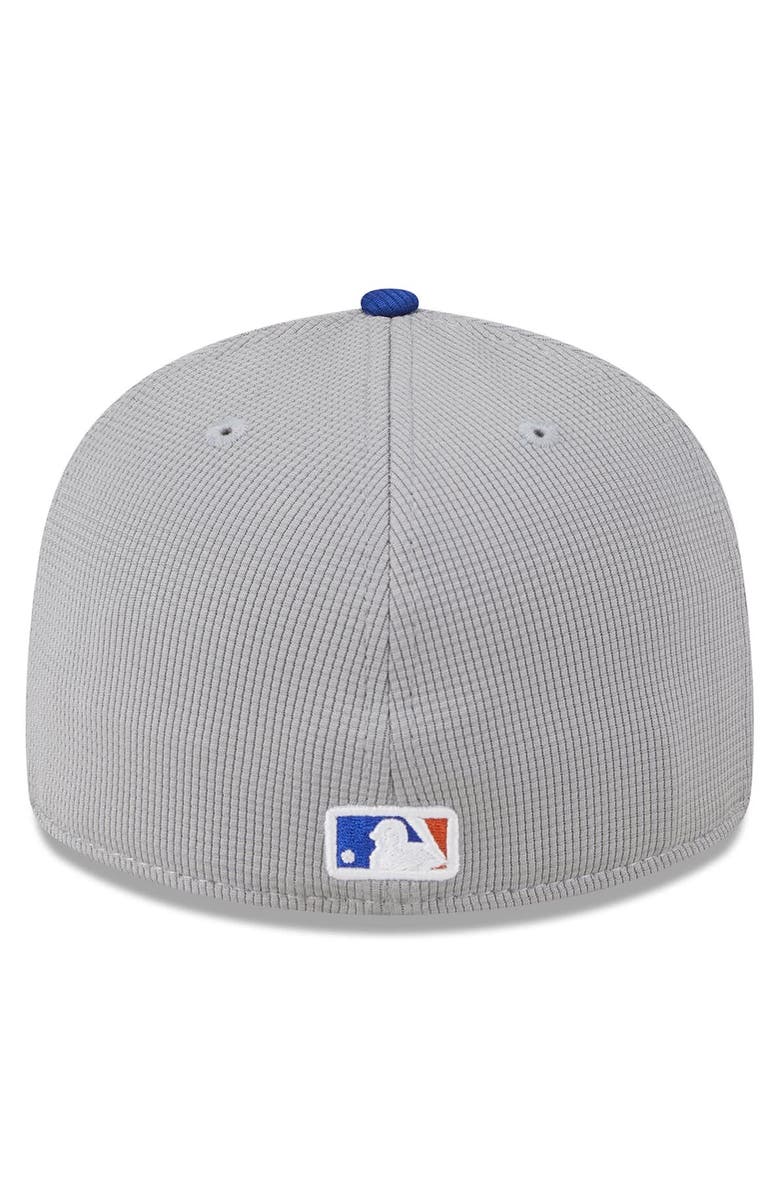 New Era Men's New Era  Gray New York Mets 2024 Batting Practice Low Profile 59FIFTY Fitted Hat, Alternate, color, 