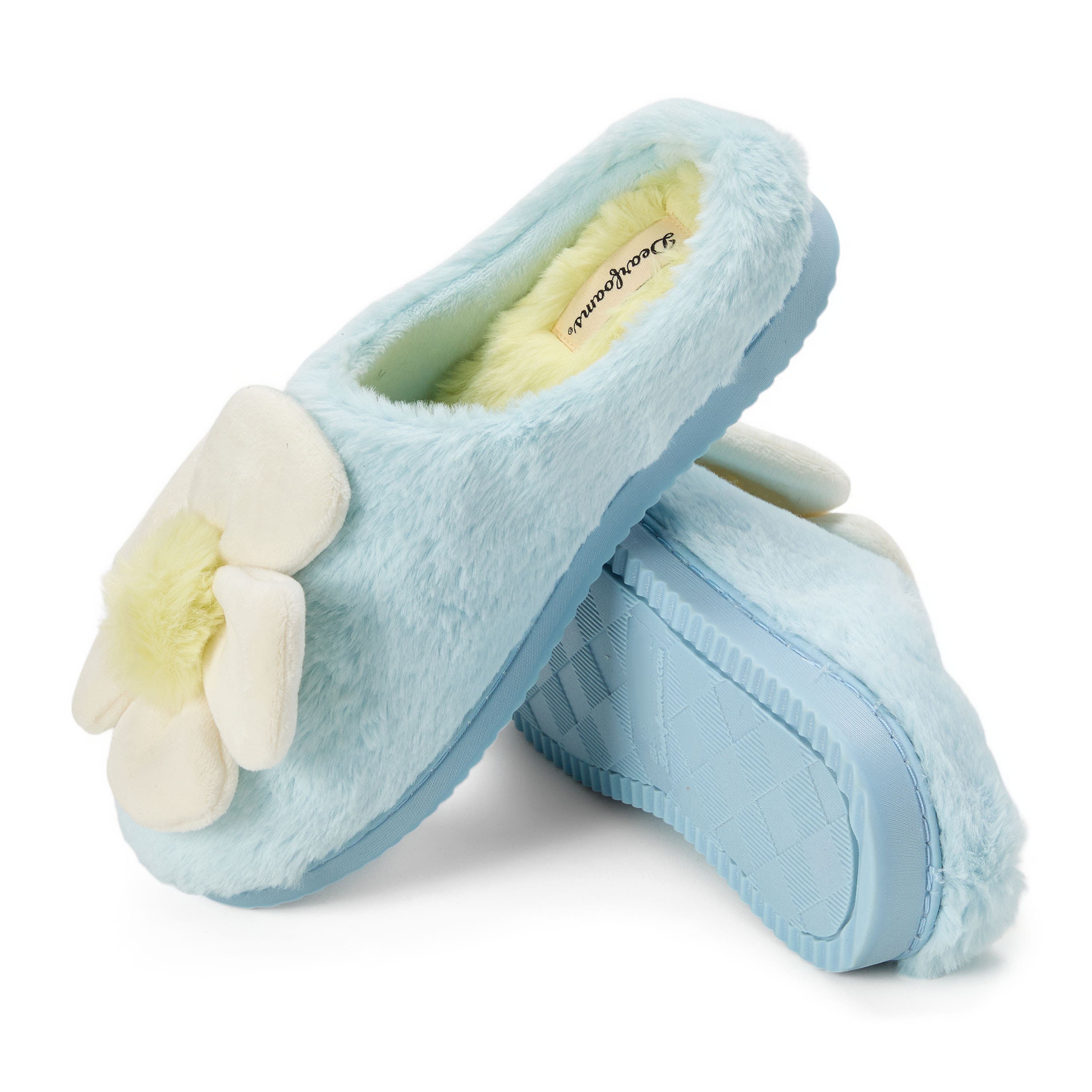 Rosie Furry Icon Clog Slipper, Alternate, color, BLUE WASH