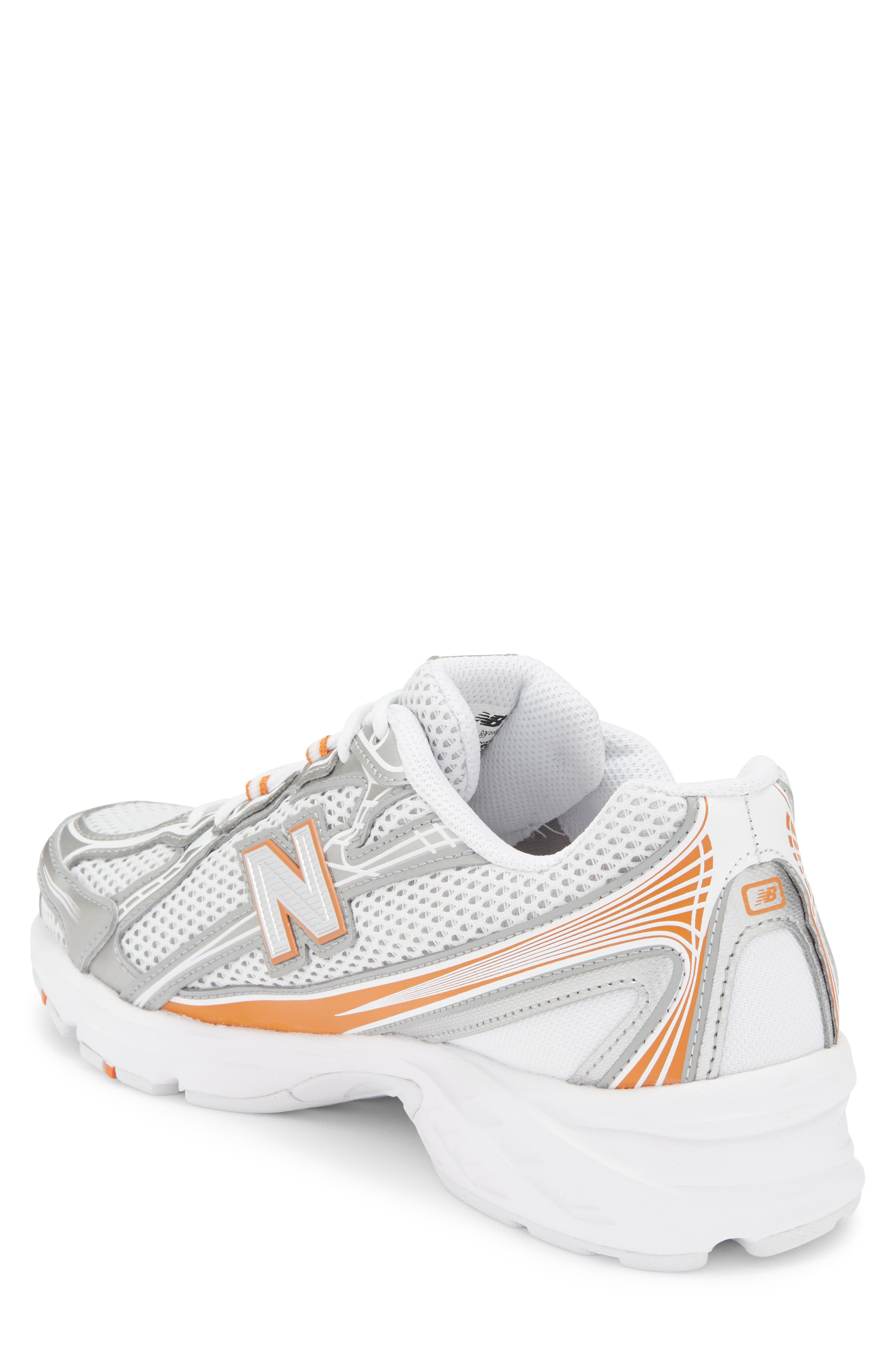 New Balance Gender Inclusive 740 Sneaker, Alternate, color, White/ Classic Orange