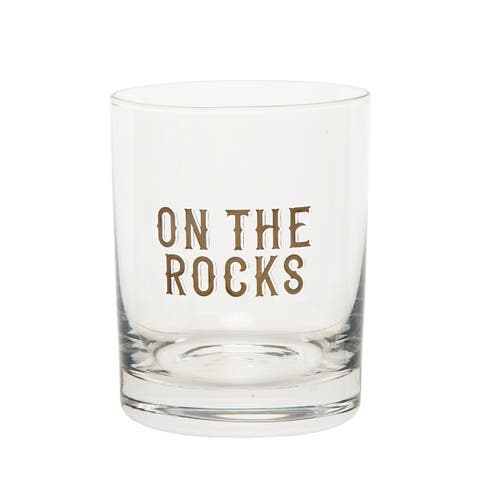 Totalee Gift On The Rocks Rocks Glass Clear 10 oz In Transparent